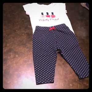 Perfectly polished 2 piece infant set